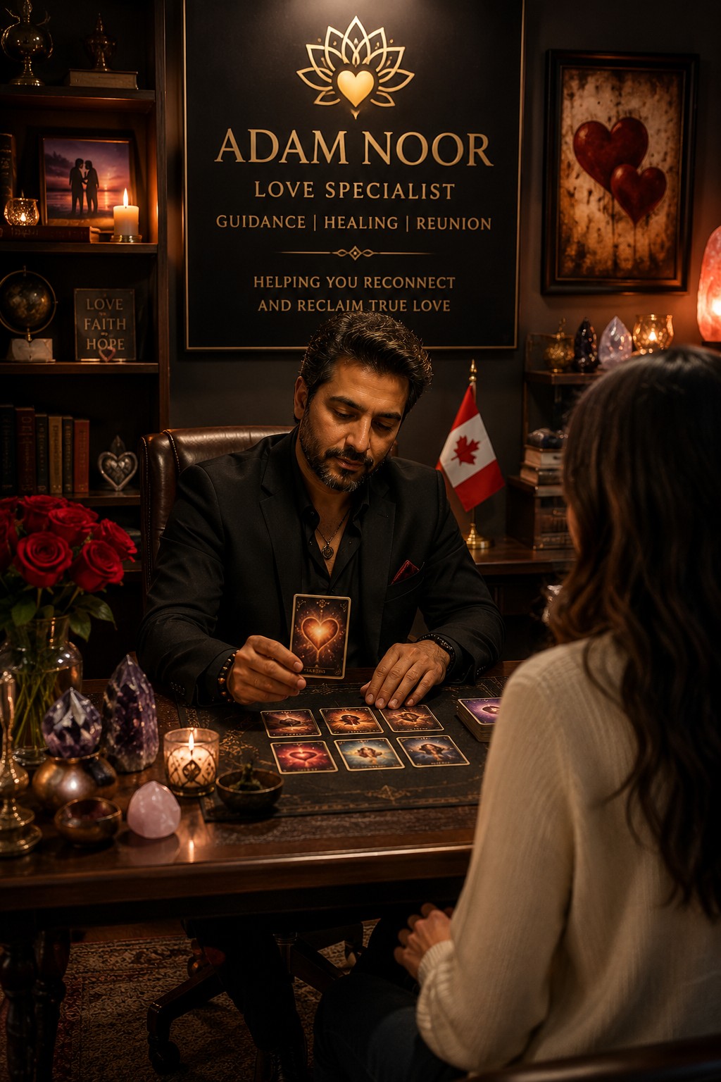 Adam Noor — spiritual guide and love consultant in Canada